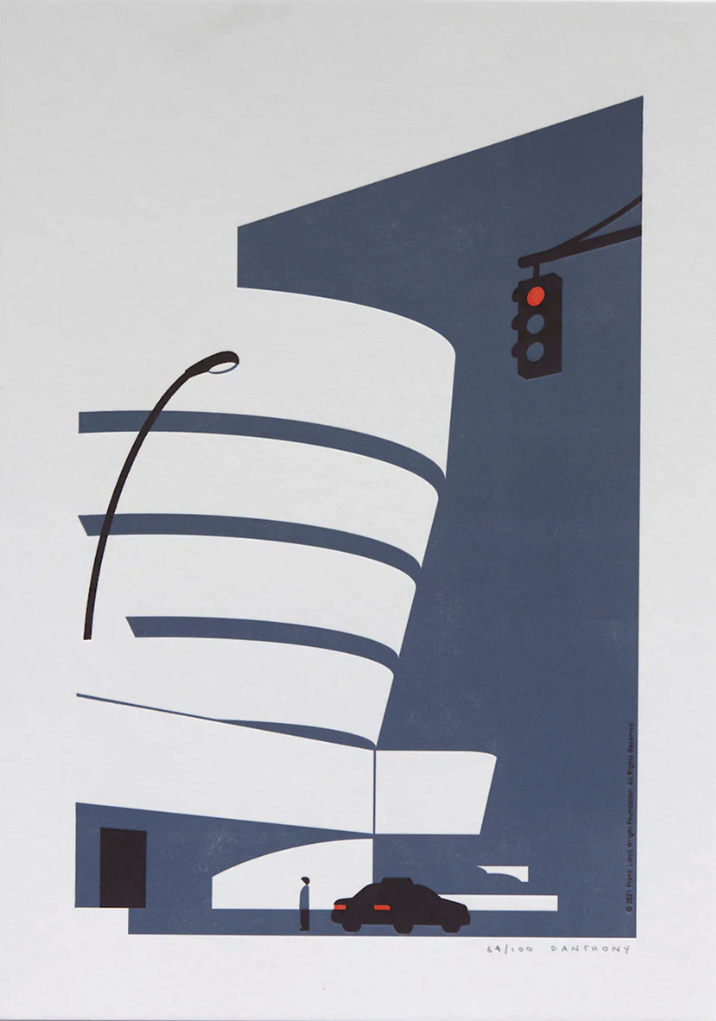 Thomas Danthony 'Guggenheim' Letterpress Available