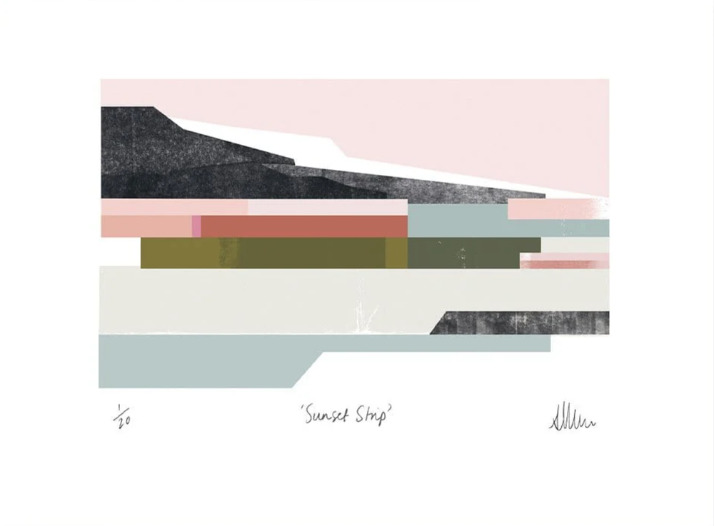 Sarah Parkinson 'Sunset Strip' Print Available