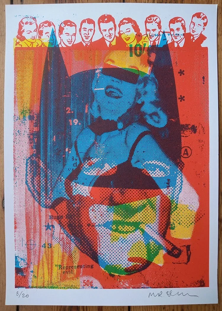 Mister Edwards 'Batman Burlesque' Print Available