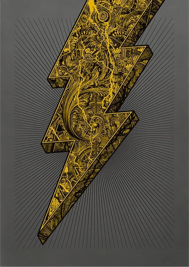 Steve Mitchell 'Strikes Like Lightning' Print Available