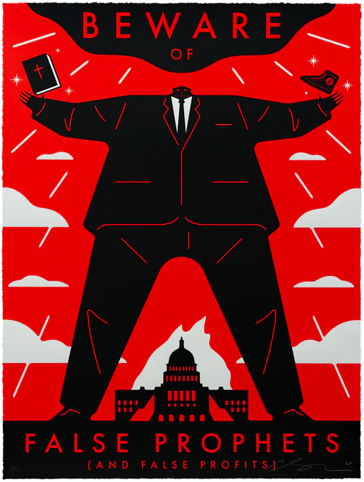 Cleon Peterson 'Beware Of False Prophets' Prints Available