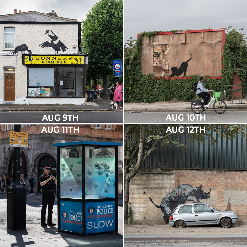 Banksy Is Back At It In London Pt 2