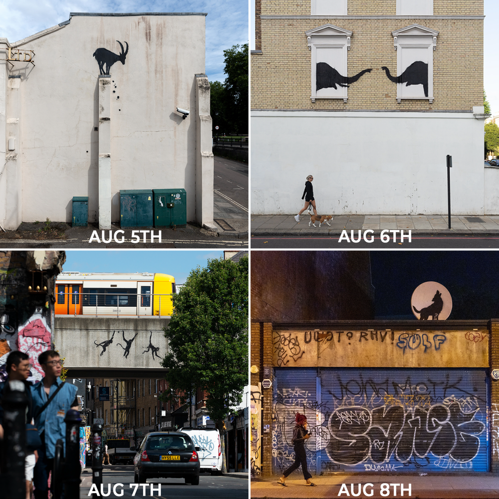 Banksy Is Back At It In London