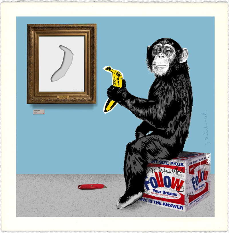 Mr Brainwash 'Bananappetit' Print Available