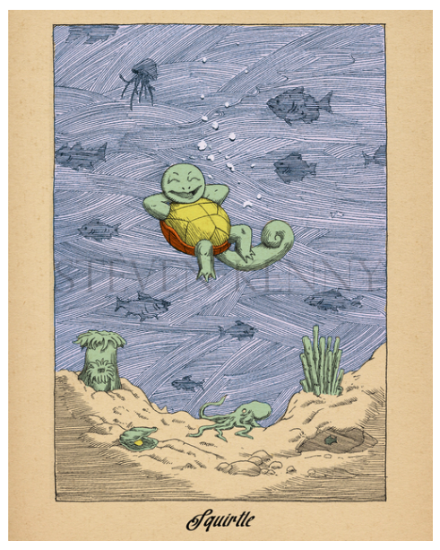 Steven Kenny 'Pokemon' Inspired Prints Available