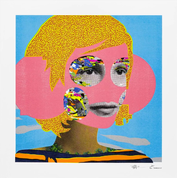 Paul Insect 'Something Forbidden' BLUE Print Available