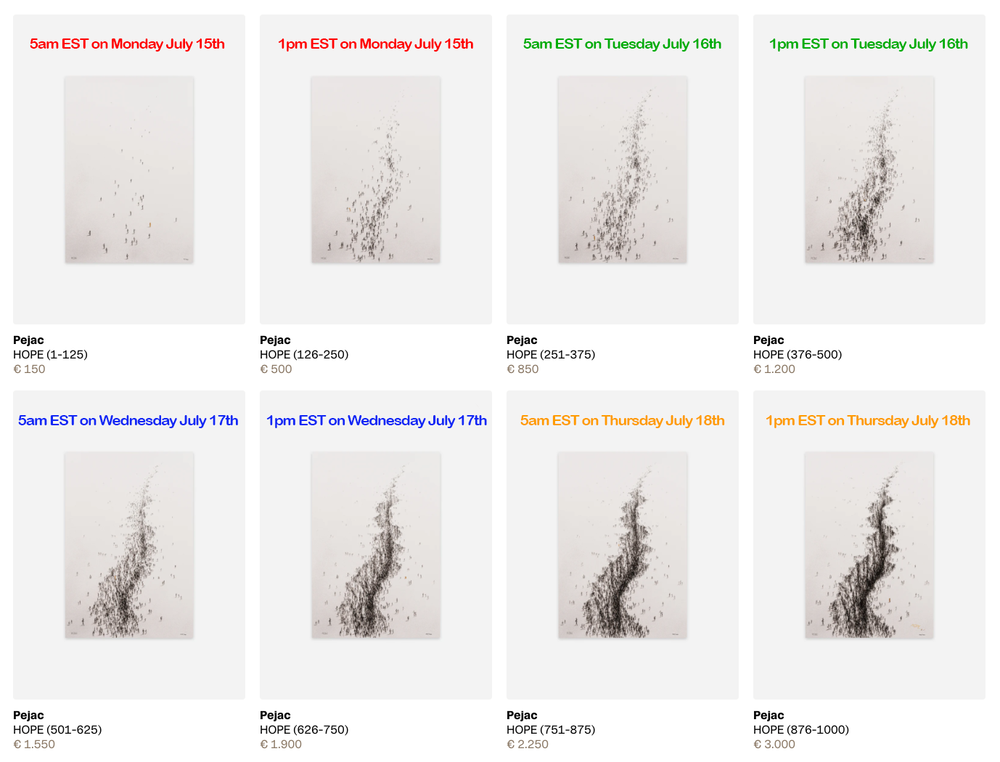 Pejac 'Hope' Print Release Details This Week