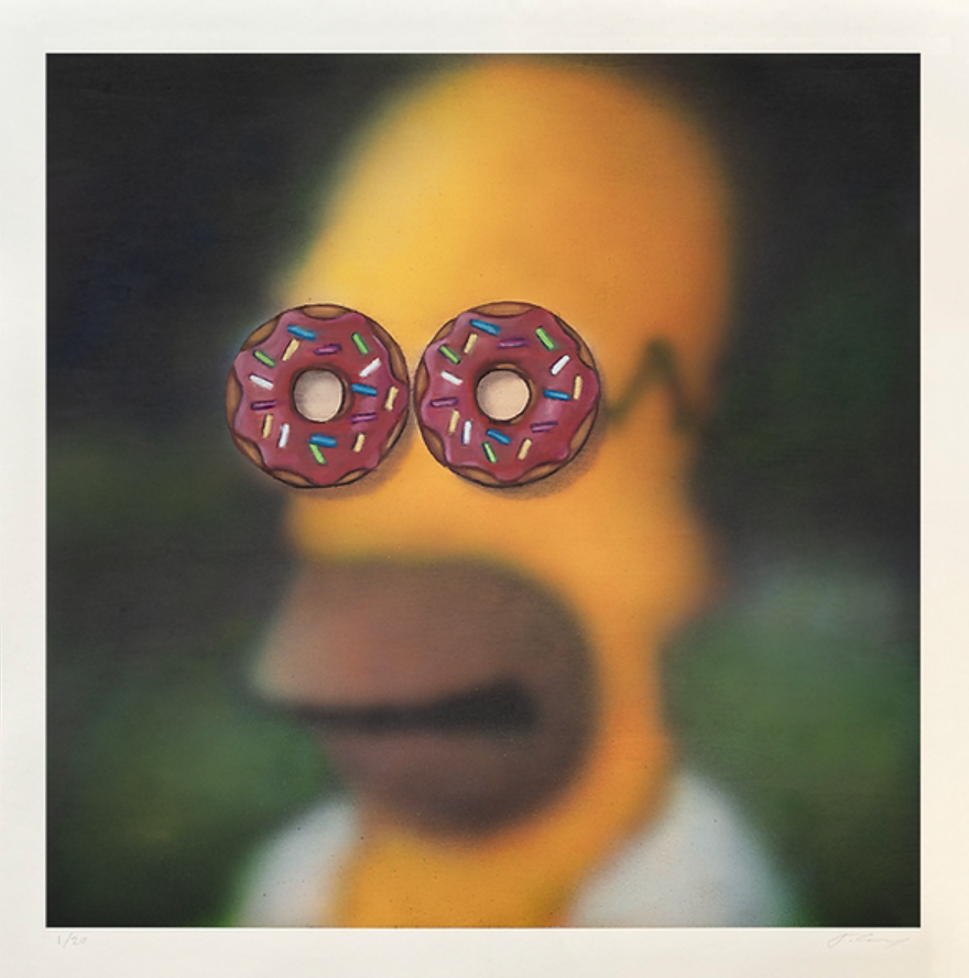 Timothy Gatenby 'Doh Eyed' Print Available