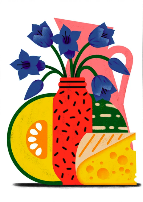 Alina Tyshchuk 'Cheese' Print Available