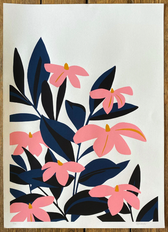 Bella Gomez 'Kyoto Floral' Print Available