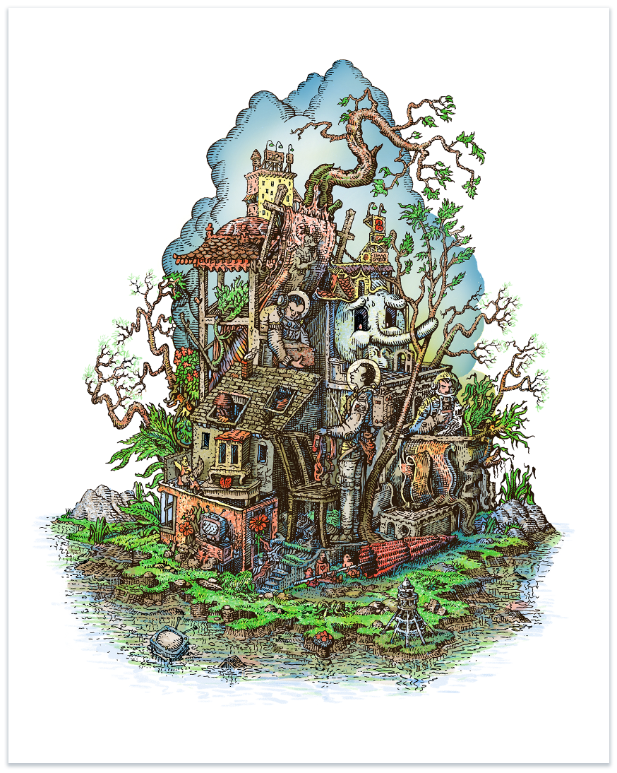 David Welker 'Moving Day' + 'The Send Off' Print Release Details