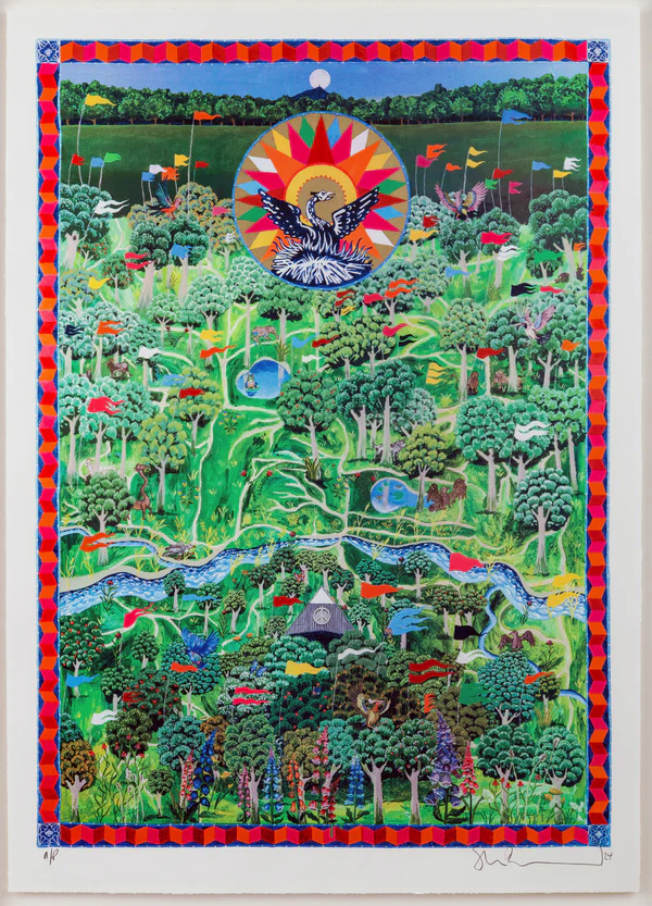 Stanley Donwood 'Worthy Forest' Print Available