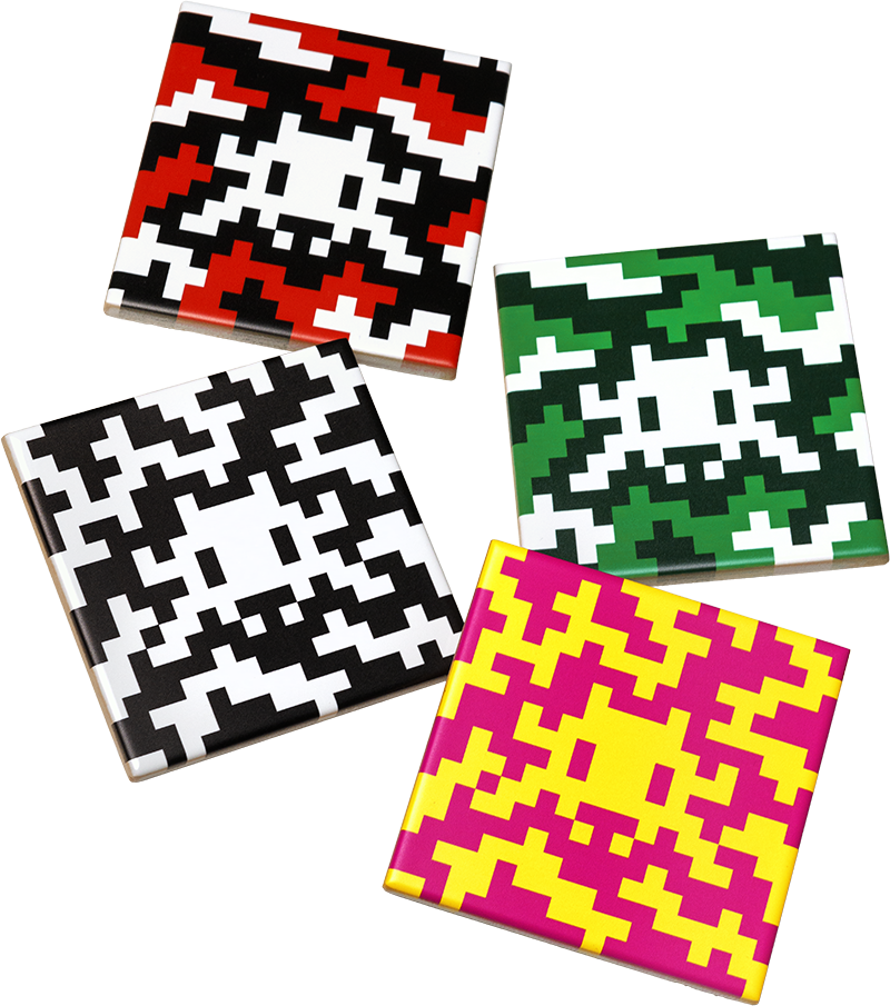 Invader 'Camo Space Tiles' Release Details