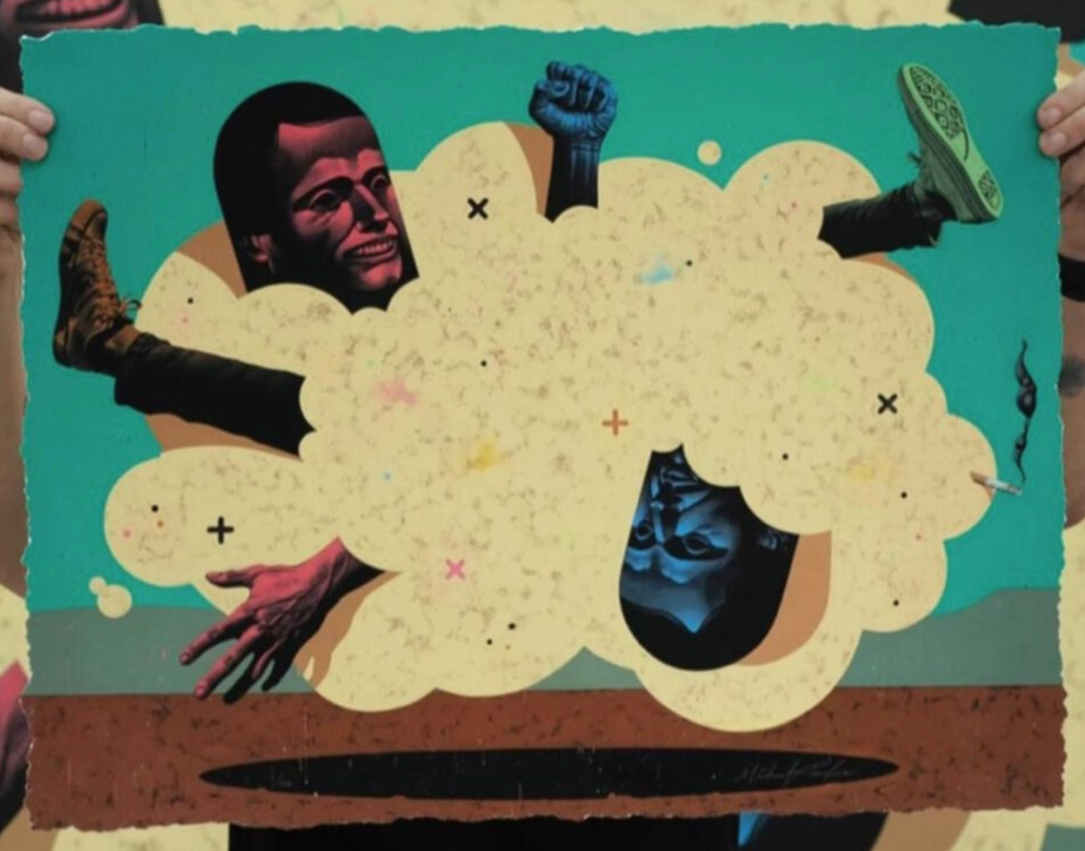 Michael Reeder 'Mental Melee' Print Available