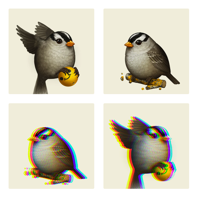 Mike Mitchell 'Sparrow' Prints Available