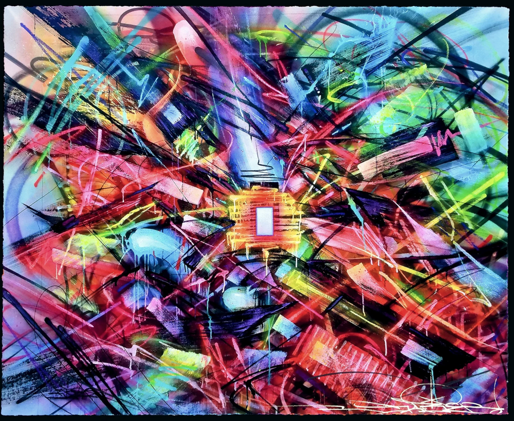 Saber 'Super Fruity Tuffwork' Print Available