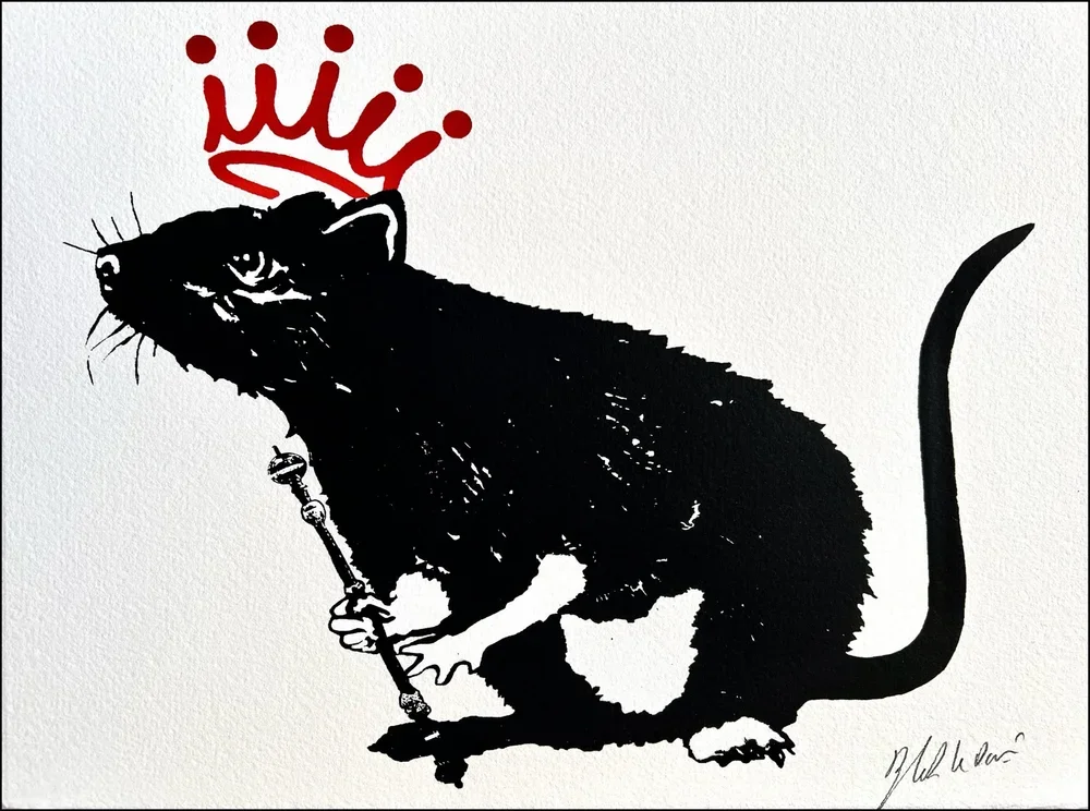 Blek Le Rat 'The King' Print Release Details