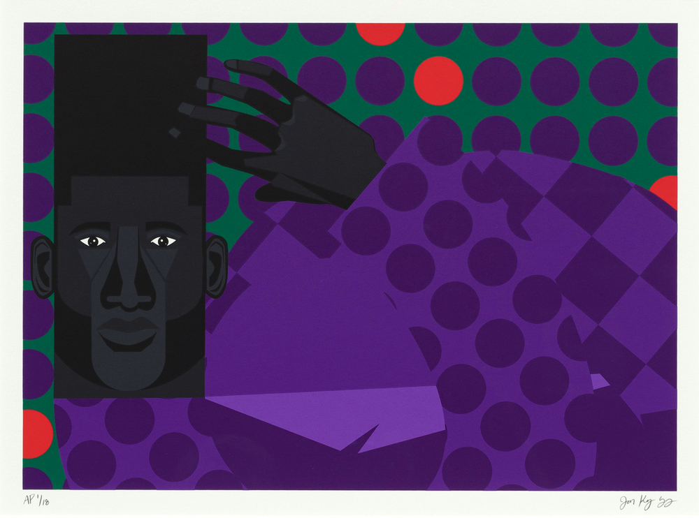 Jon Key 'The Man In The Violet' Print Available