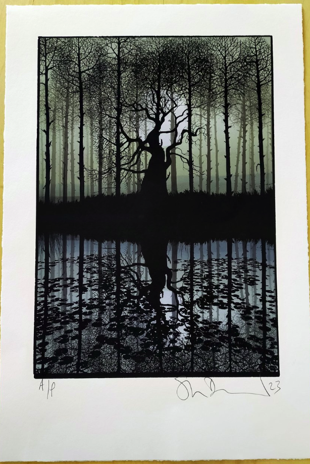 Stanley Donwood 'The Hour Of Haunting' Print Available