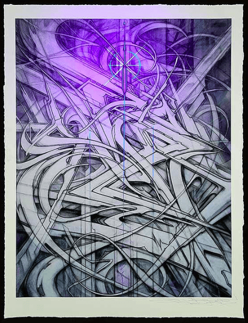 SABER 'Lo'Se' Black Light Print Release Details