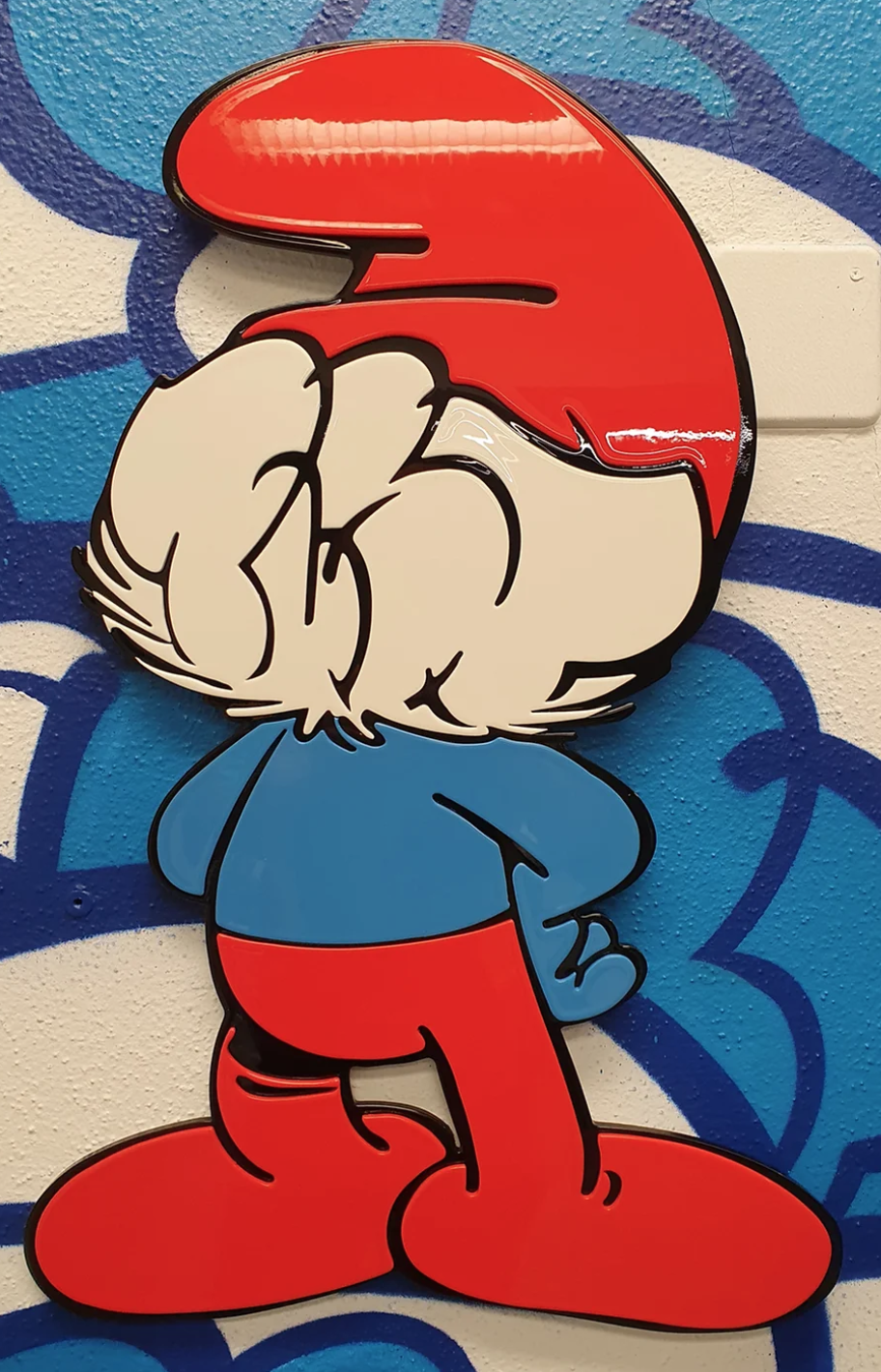 Bust Art 'Papa Smurface' Laser Cut Available