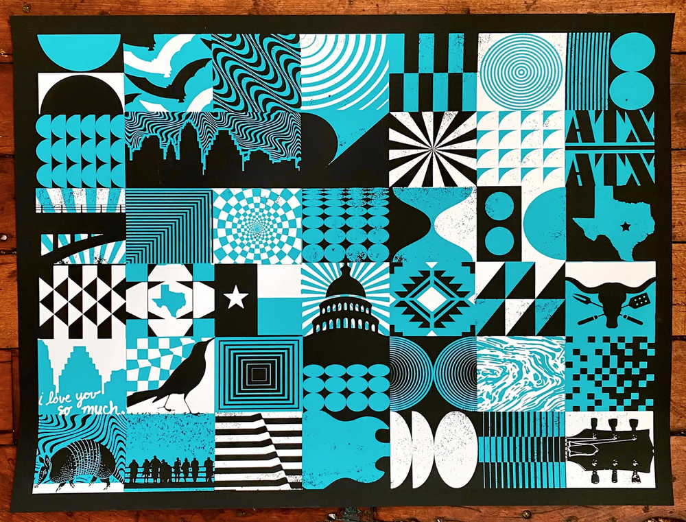 Nate Duval 'Austin, Texas' Print Available