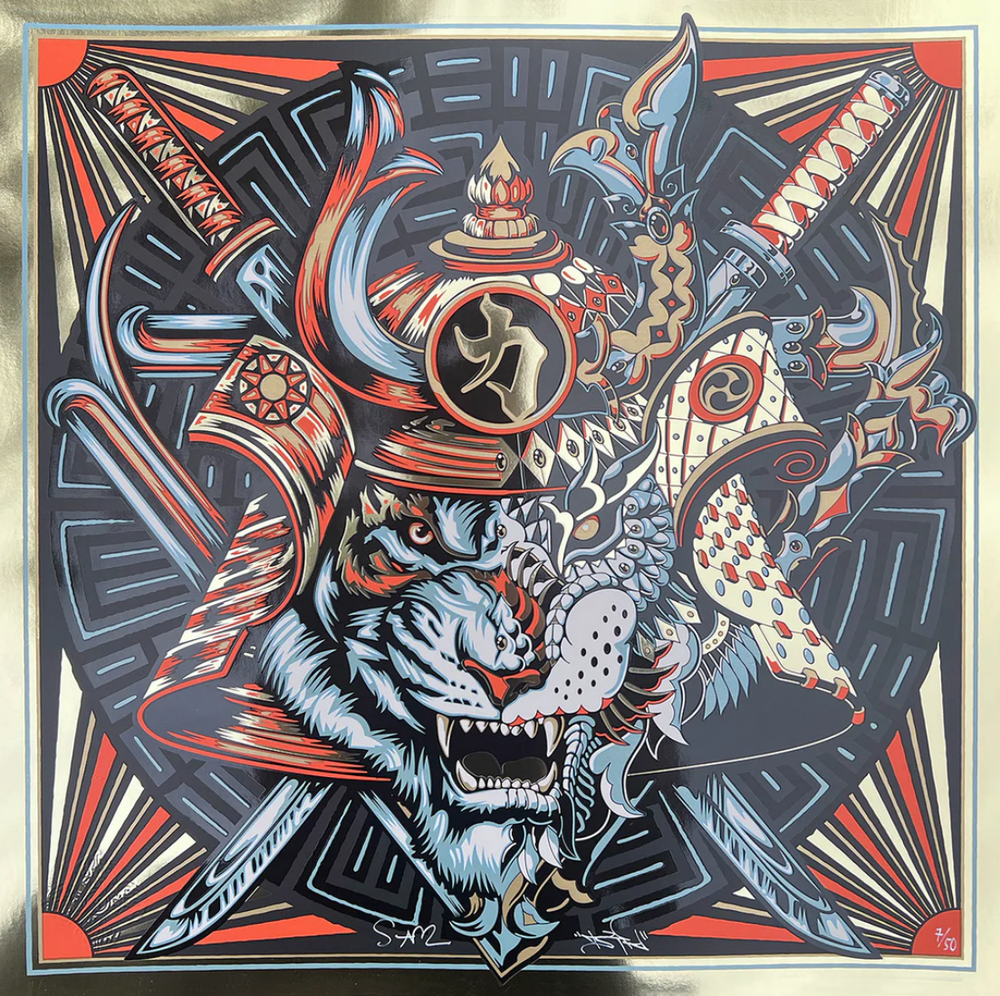 Todd Slater + Bioworkz 'Bushido' Collab Print Available