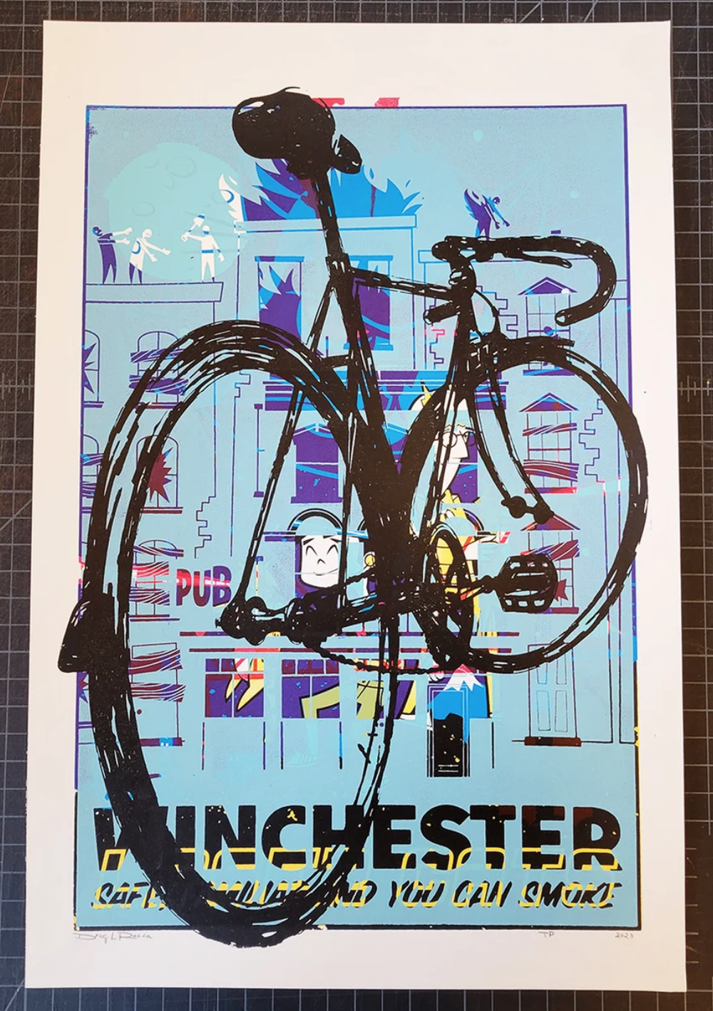 Doug Larocca 'Bike Test Print #1' Available