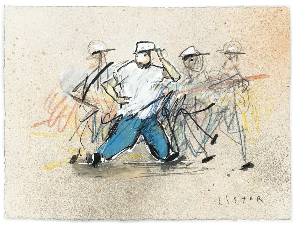 Anthony Lister 'Breakdancer 3' Original Available