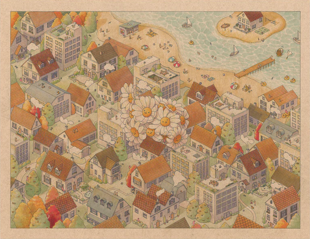 Felicia Chiao 'The Sunny City' Print Available