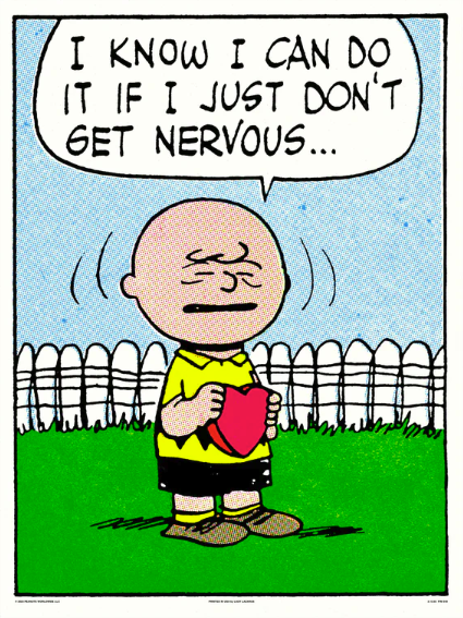 Charles Schulz 'Don't Get Nervous' Print Pre-Order