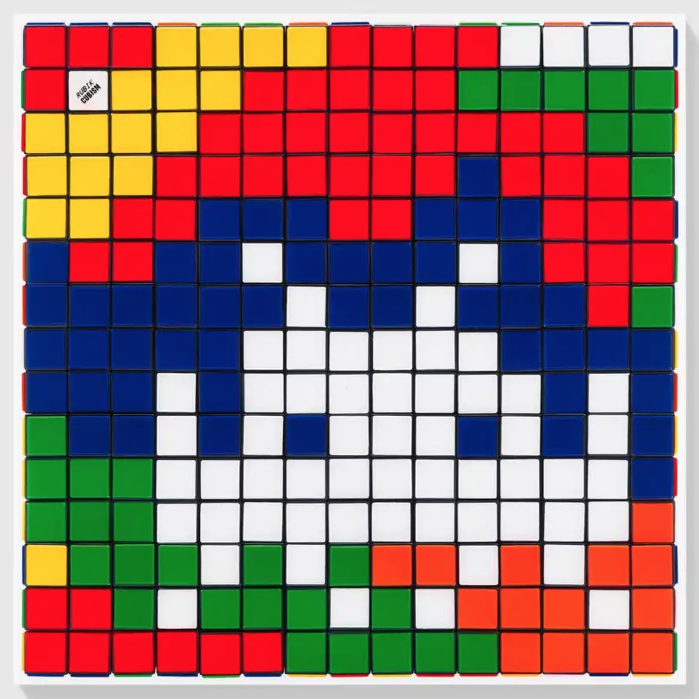 Invader 'Rubik Camouflage' Timed Edition Print Available