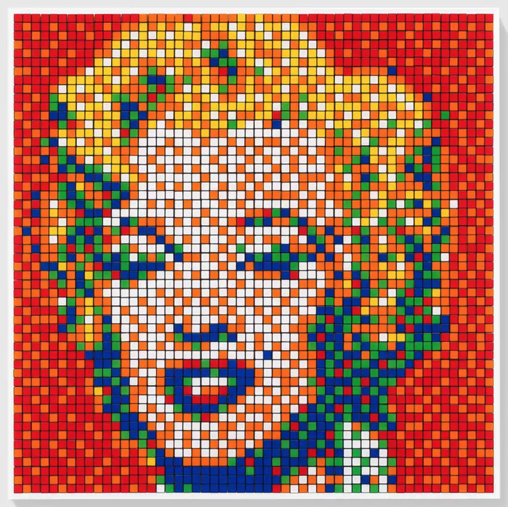 Invader 'Rubik Red Shot Marilyn' Timed Edition Print Available