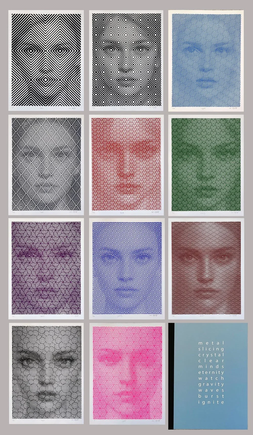 Lee Wagstaff 'Folio' Print Set Available