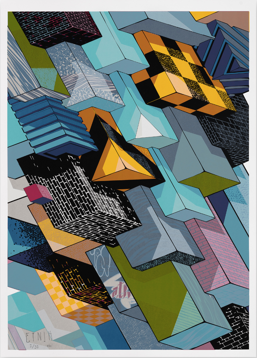 Etnik 'Texture Urbane' Print Available