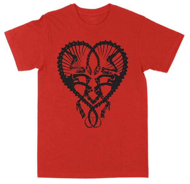 Dan McCarthy 'Dino Heart' Red or Black T-Shirts Available