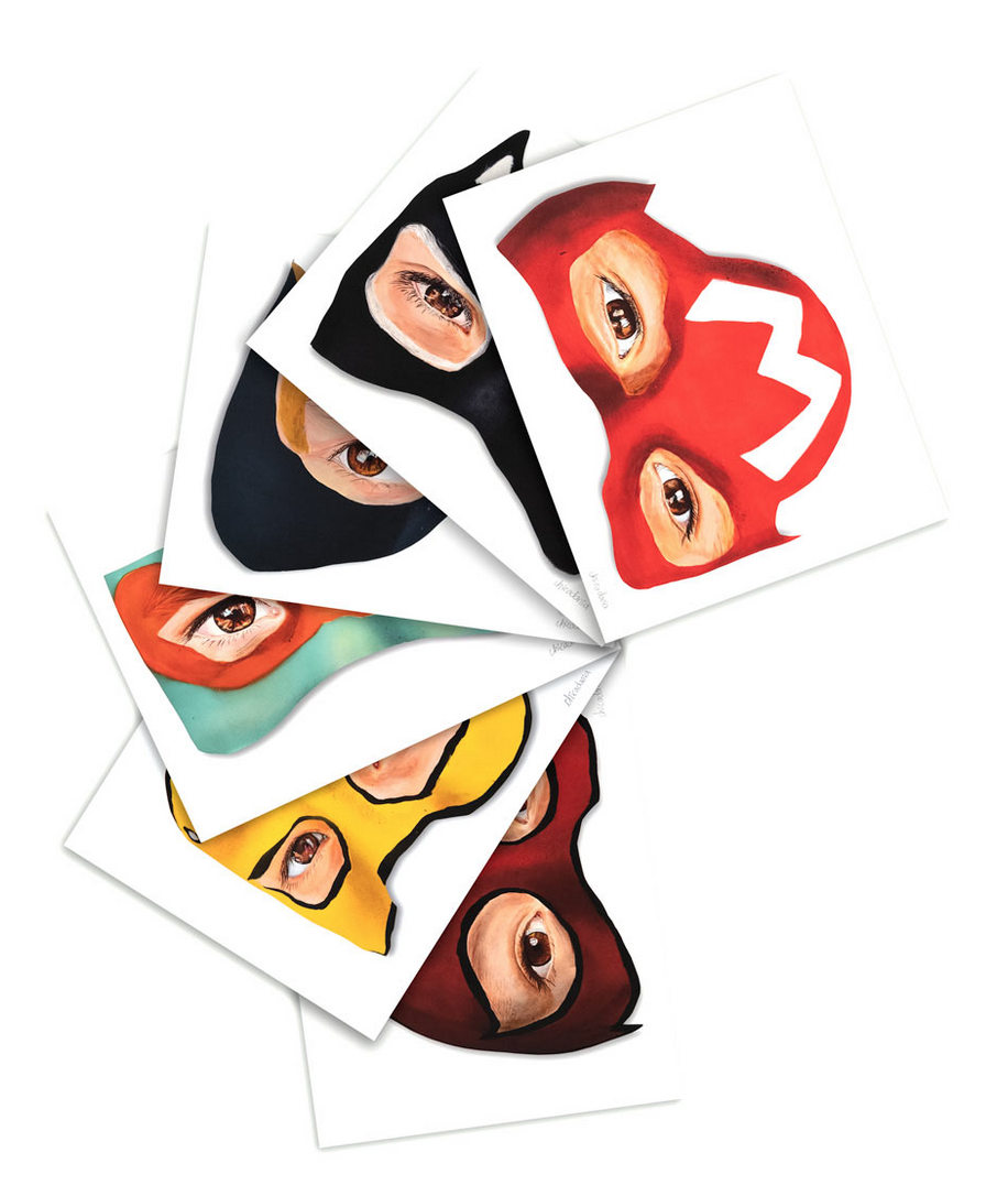 Chicadania 'Masks' Print Set Available