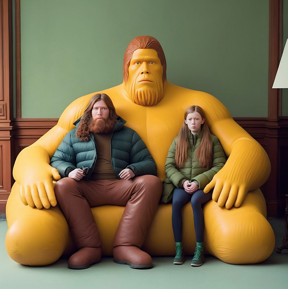 Ken Kelleher 'The Yeti Chair' Print Available