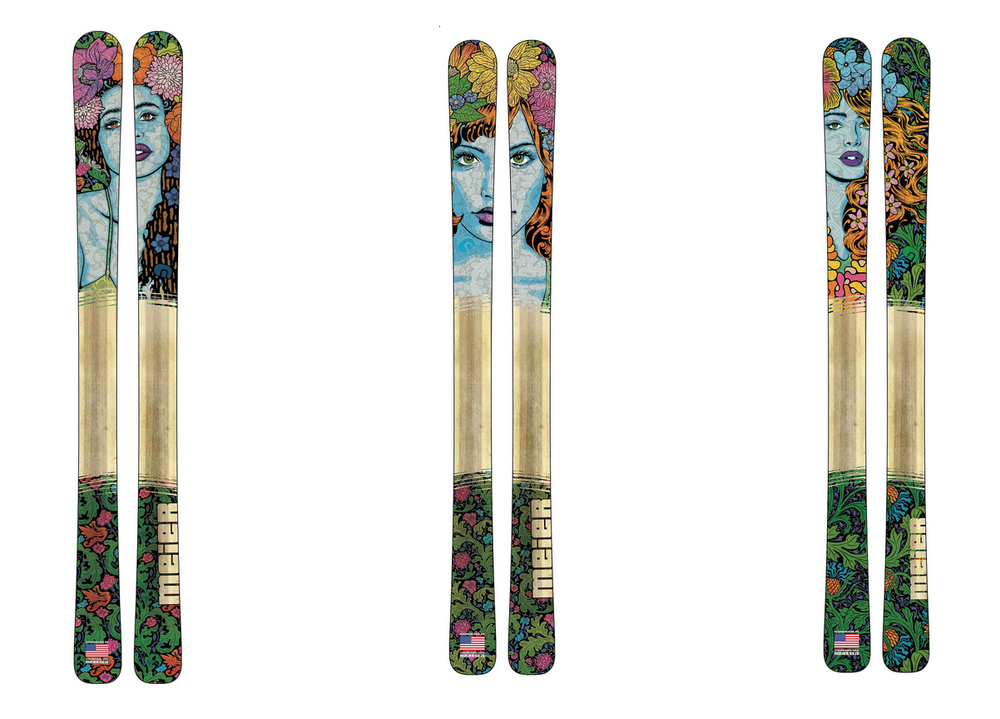 Chuck Sperry 'Clio, Empathy &amp; Helena' Skis Available