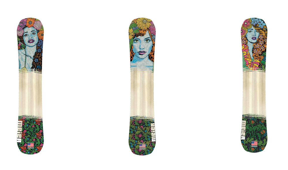 Chuck Sperry 'Clio, Empathy &amp; Helena' Snowboards Available