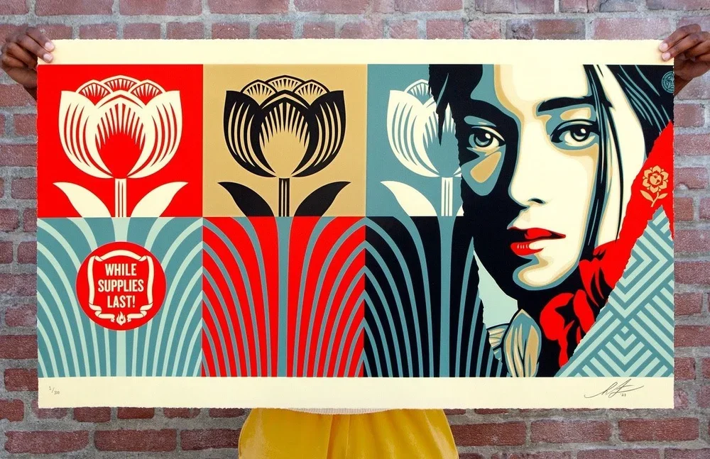Obey 'While Supplies Last' Large Format Print Available