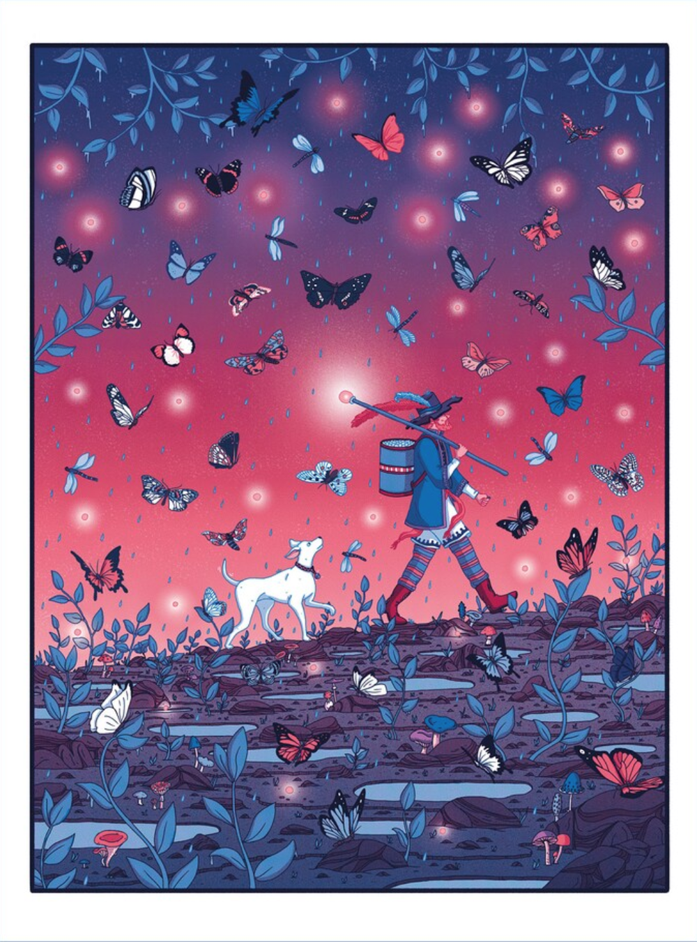 Senne Trip 'Magic Butterfly Adventure' Print Available