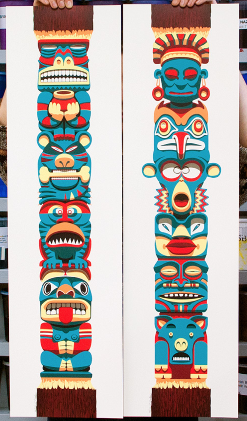 Terry Baker 'Totem' Prints Available