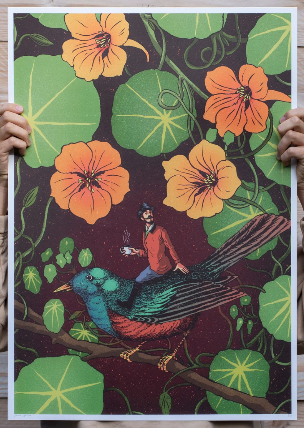 Douwe Dijkstra 'Birdrider' Print Available