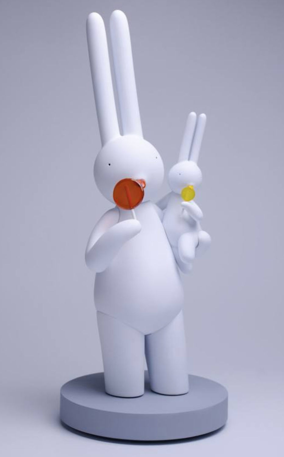 Mr Clever 'Mentor 2' White Sculpture Available