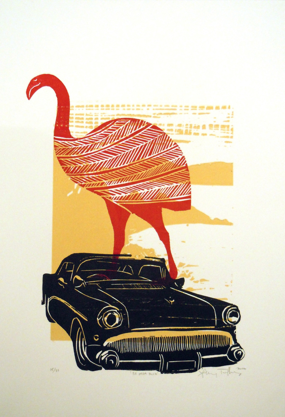 Sheyne Tuffery 'BB Moa Buick' Print Available