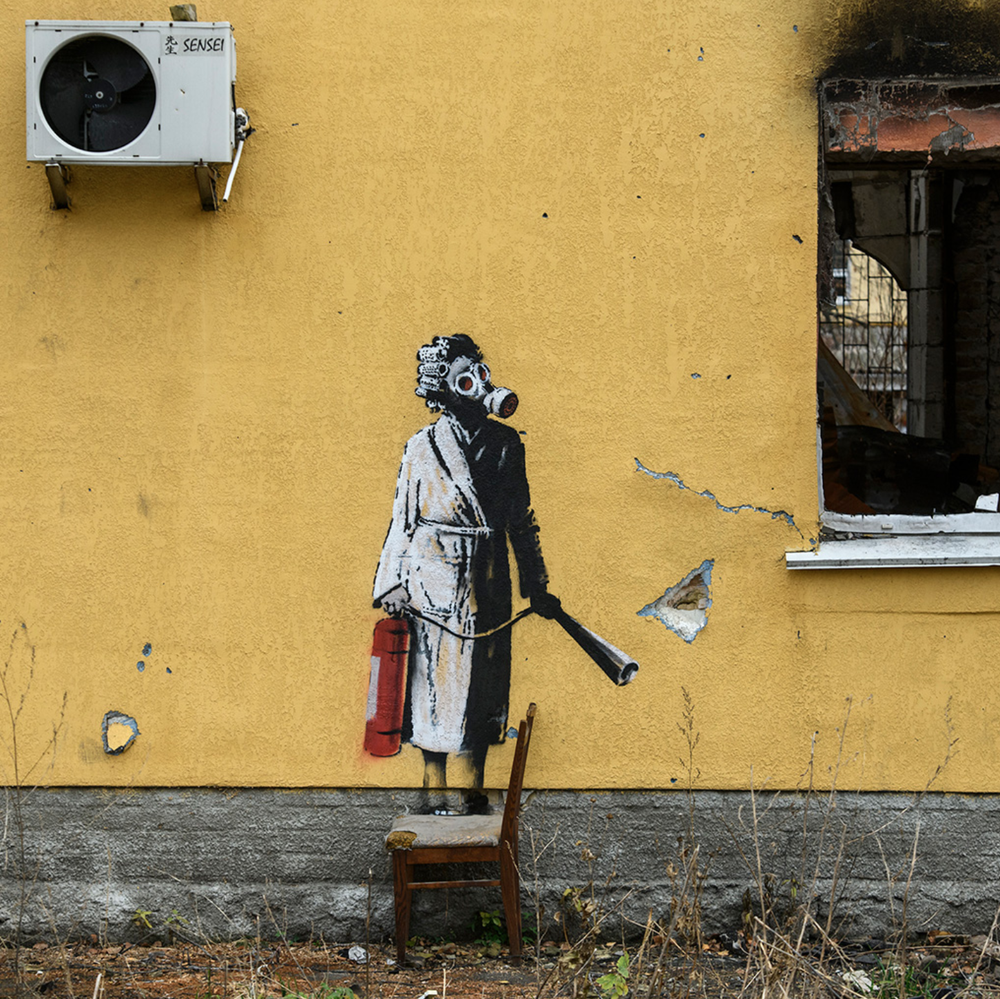 Banksy 'Baba Ukraine Mural' Thieves Caught Red Handed