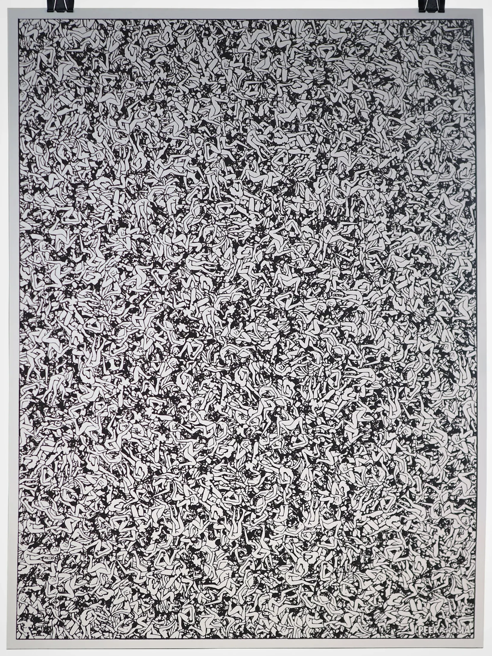 VS Press 'Sea of Writhing Flesh' Silver Foil Print Available