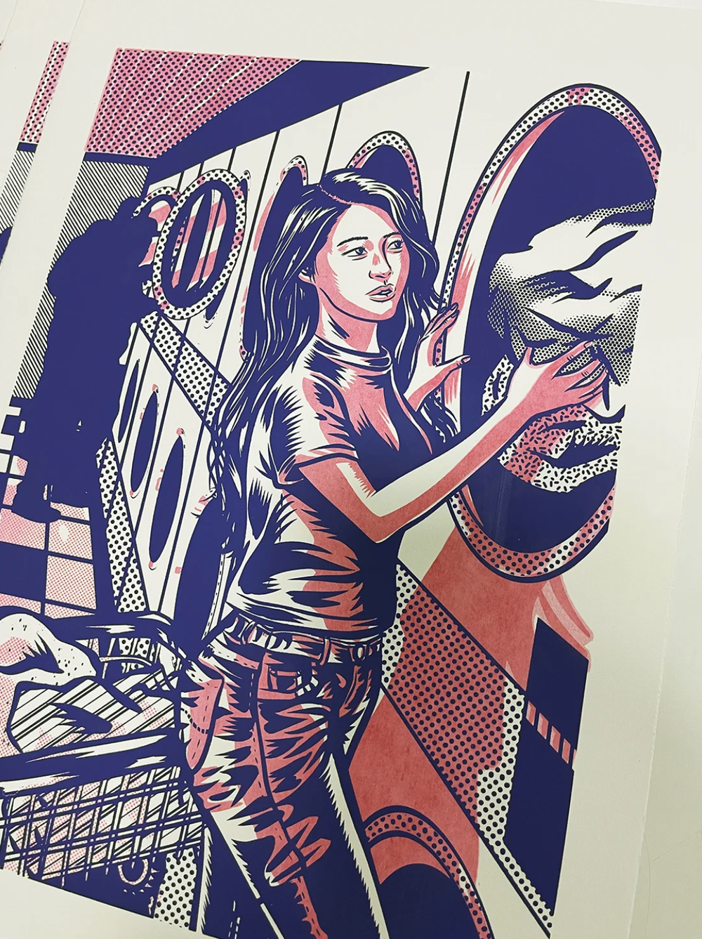 Jung Yeon Roh 'The Girl In The Laundromat' Print Available