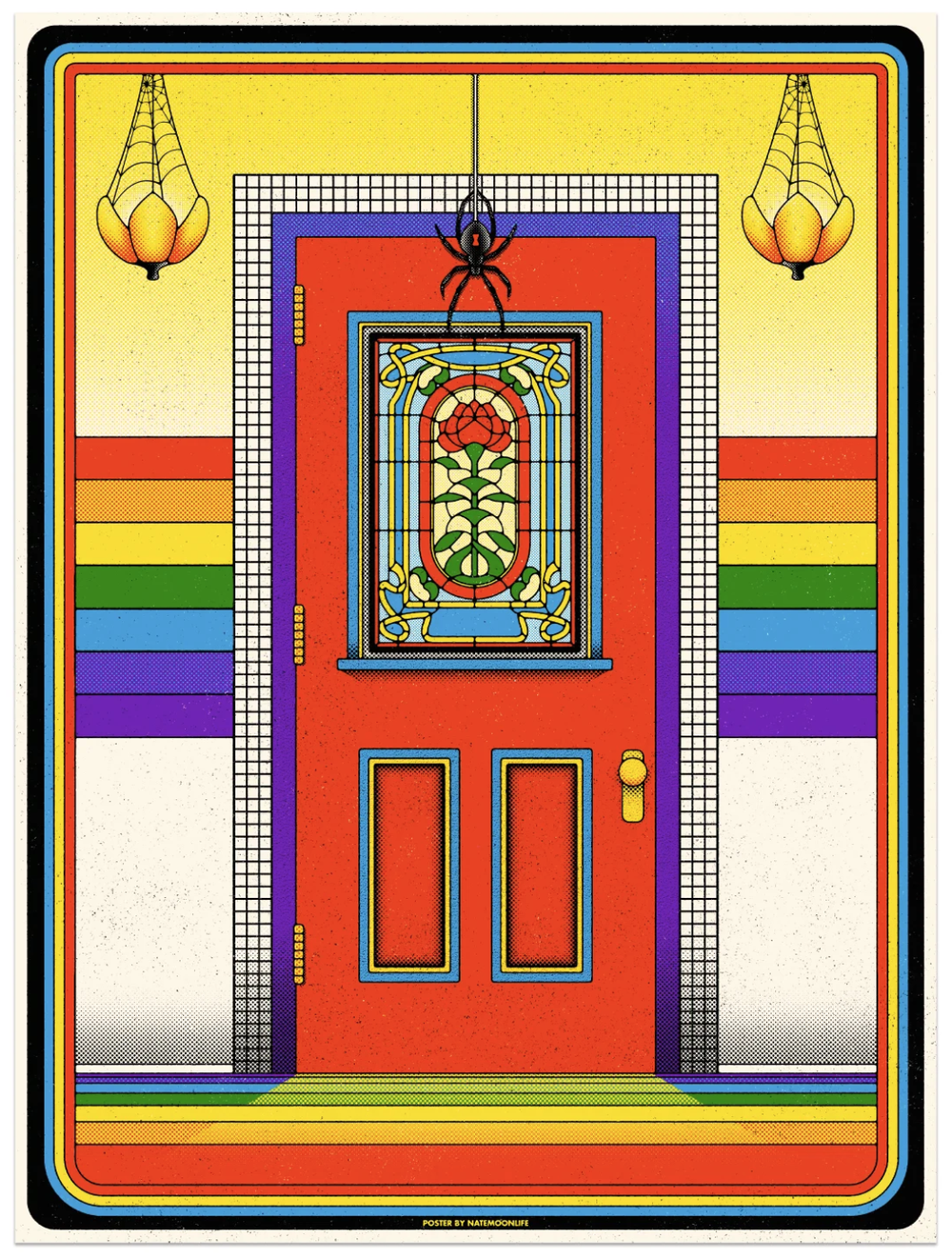 Nate Gonzalez 'Rainbow Room' Print Available